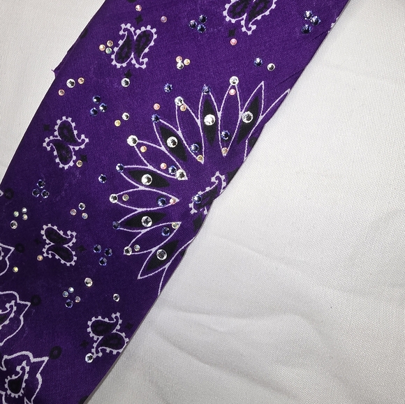 Swarovski Crystal Bling Bandana - Picture 2 of 3